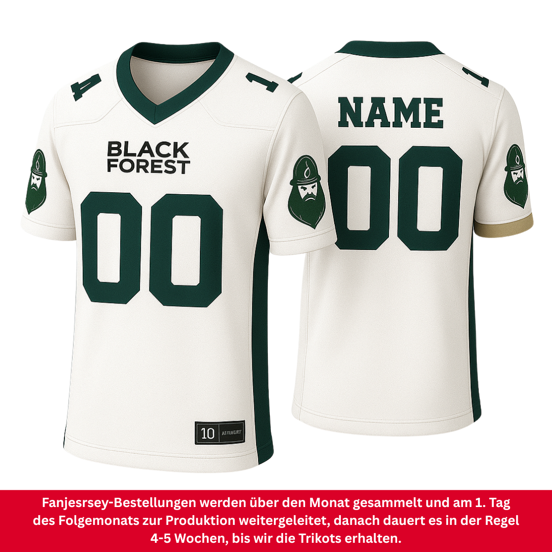 Miners Fanjersey mit Wunschname/Wunschnummer