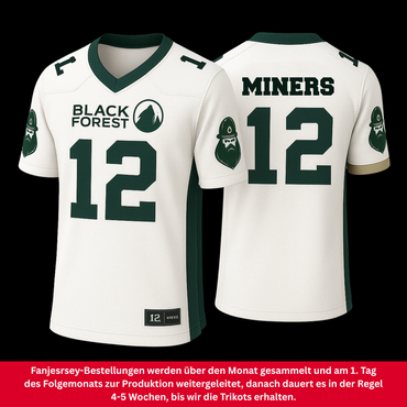 Miners Fanjersey 12. Mann/12. Frau